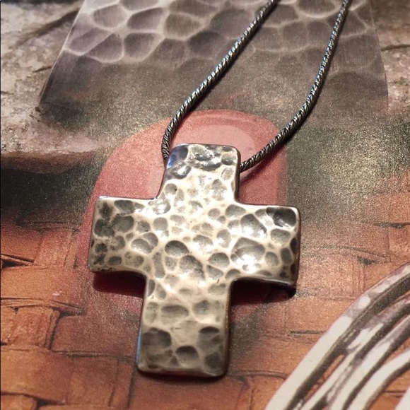Silpada Jewelry - Vintage Silpada Sterling Silver Cross Necklace